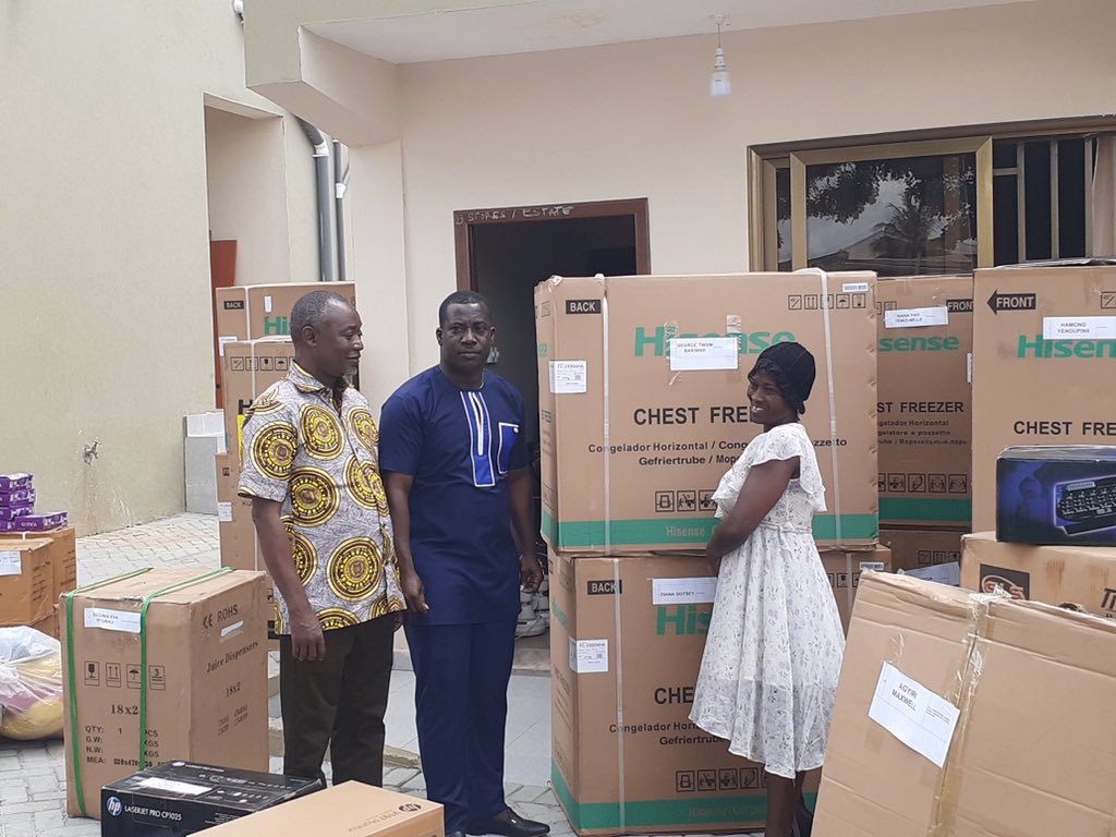 GSMA_Official's tweet photo. GA SOUTH MUNICIPAL ASSEMBLY Presents Items To Persons With Disabilities

https://t.co/ZRCJHNGc0c https://t.co/q5EgqxMuSe