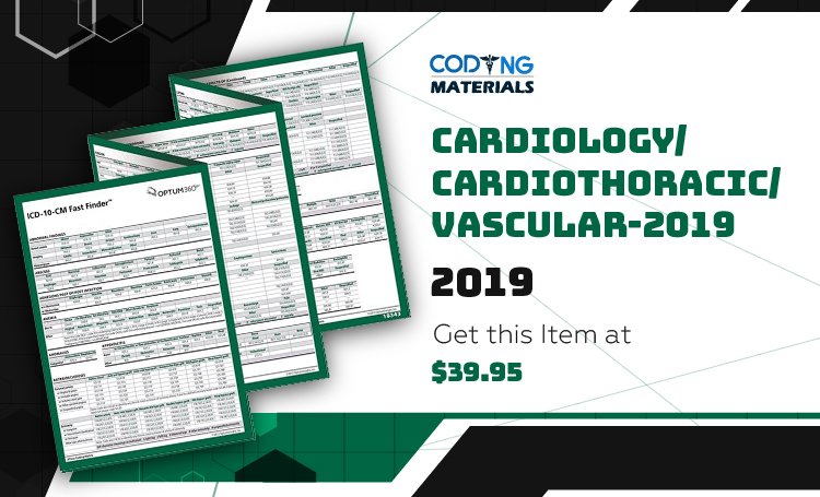 CodingMaterials's tweet image. Cardiology/Cardiothoracic/Vascular-2019 Coding Chart Now in stock only for $39.95.
Buy Now: tiny.cc/8yqoez
#cardiologycodingchart #codingchart #medicalcharts #codingcards #exambooks