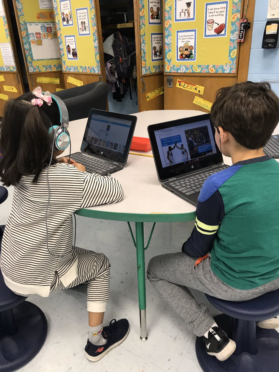 OfeerK's tweet photo. Having an Epic time with our Epic Books 💻📚 #rockgrnj #teambyrd https://t.co/wEPqhUCIT5