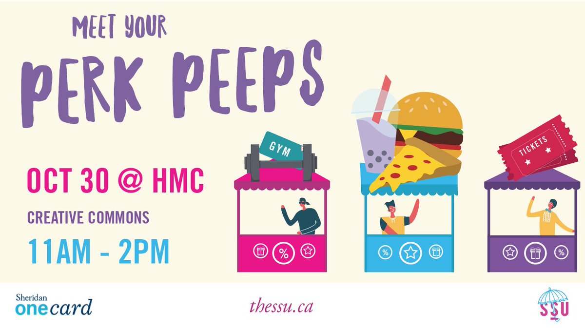 the_ssu's tweet image. You know that we try to save you 💵 whenever we can. That&apos;s why we set up the #PerksProgram. 

We want you to meet your perk peeps during our Showcase on Oct 30 at HMC. We&apos;re working with @SheridanOnecard to teach you how to take your savings further ➡️ bit.ly/2Mm9tBd