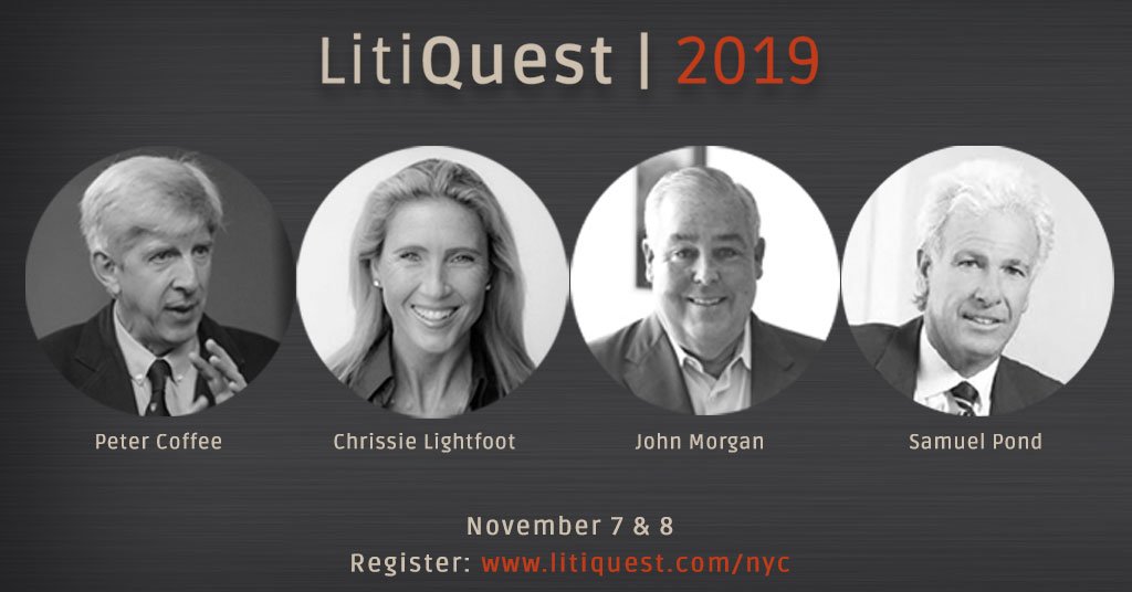 Reuven's tweet photo. We started #LitiQuest 3 years ago with the mindset that all legal professionals can work together to build the future of #law. I'm excited for this year's conference: the speakers, the workshops plus the incomparable venue. Join us! Register at: https://t.co/oVGgIo9a3g
#legaltech https://t.co/6B2uIfezgh