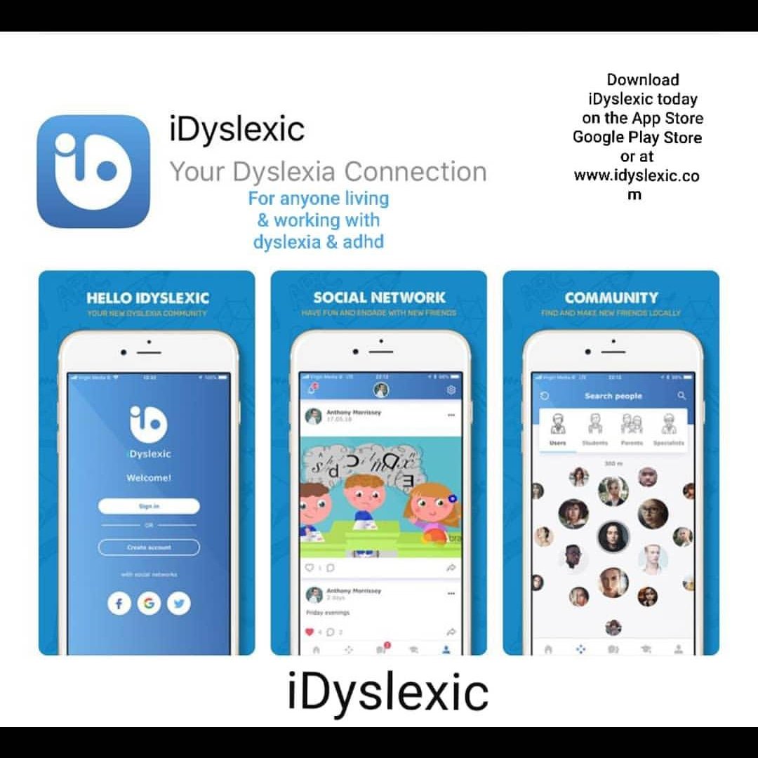 iDyslexicapp's tweet photo. iDyslexic - your dyslexia connection
#BrexitDeal #iDyslexic #dyslexia #dyslexic #adhd #1in5 #CreatingSomethingGreat #socialnetwork #markculleton #secureclassrooms #community #support #Brendan #OneInFive https://t.co/4JhLycS8Gl
