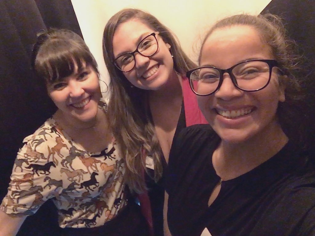 marcelaksouza's tweet photo. Once again at @GITDublin with @AnaLuBazerque an Gabi #GITDublin https://t.co/tYEjIdg1dn