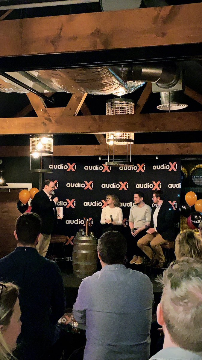 Welcoming our amazing panel to the stage here <a href="/WeAreTheDLD/">The Dublin Liberties Distillery</a>! A fantastic insight into Ireland’s ever-growing digital marketplace. #AudioXi