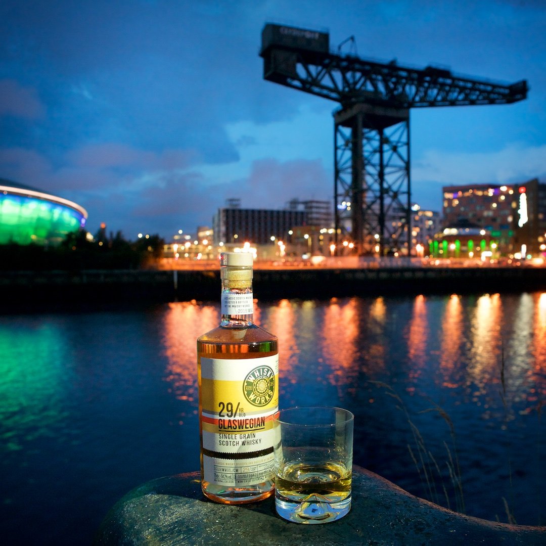 All our Whisky Works expressions are bottled with no added colour and no chill filtration. Only 1,642 individually numbered bottles are available. #singlegrain #grainwhisky #glaswegianwhisky #WhiskyWorks