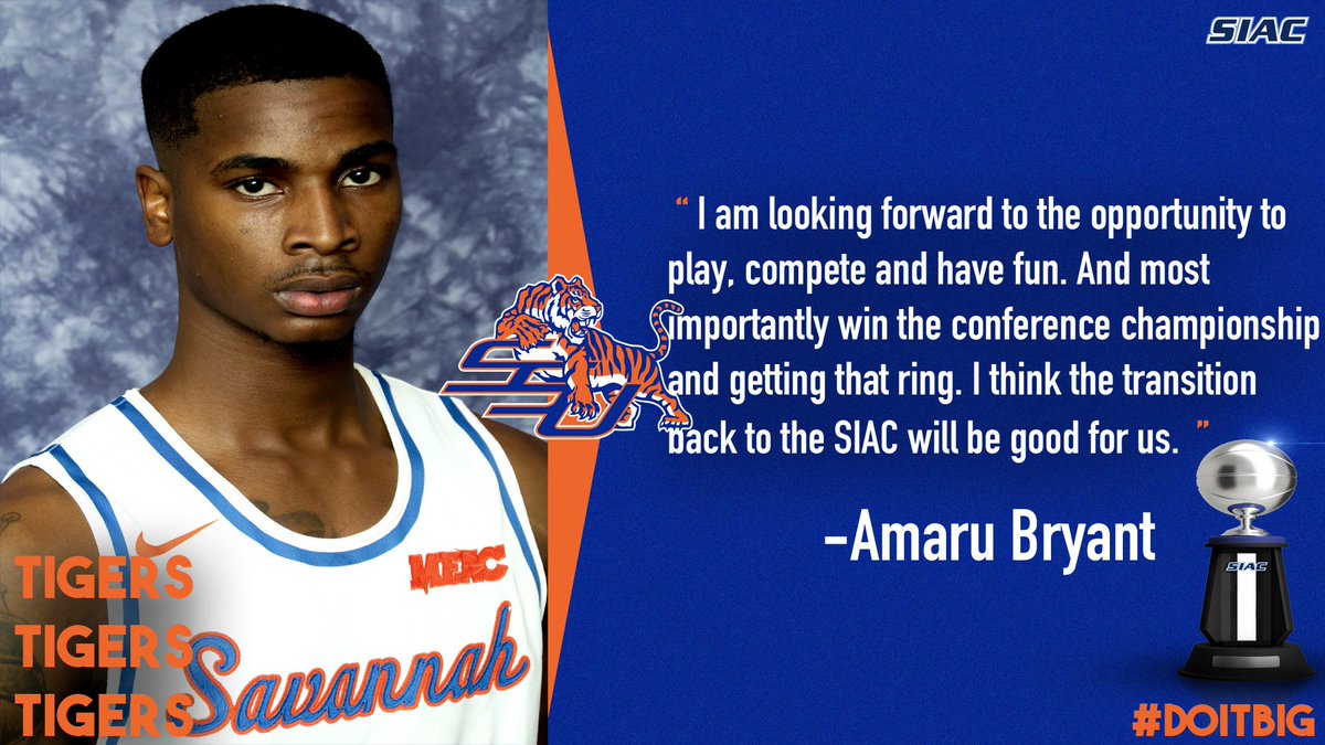 MBB | Returner Amaru Bryant on what he's looking forward to in the upcoming men's basketball season. 

#HailSSU #SSU #ClawDown #SIAC #DoItBig