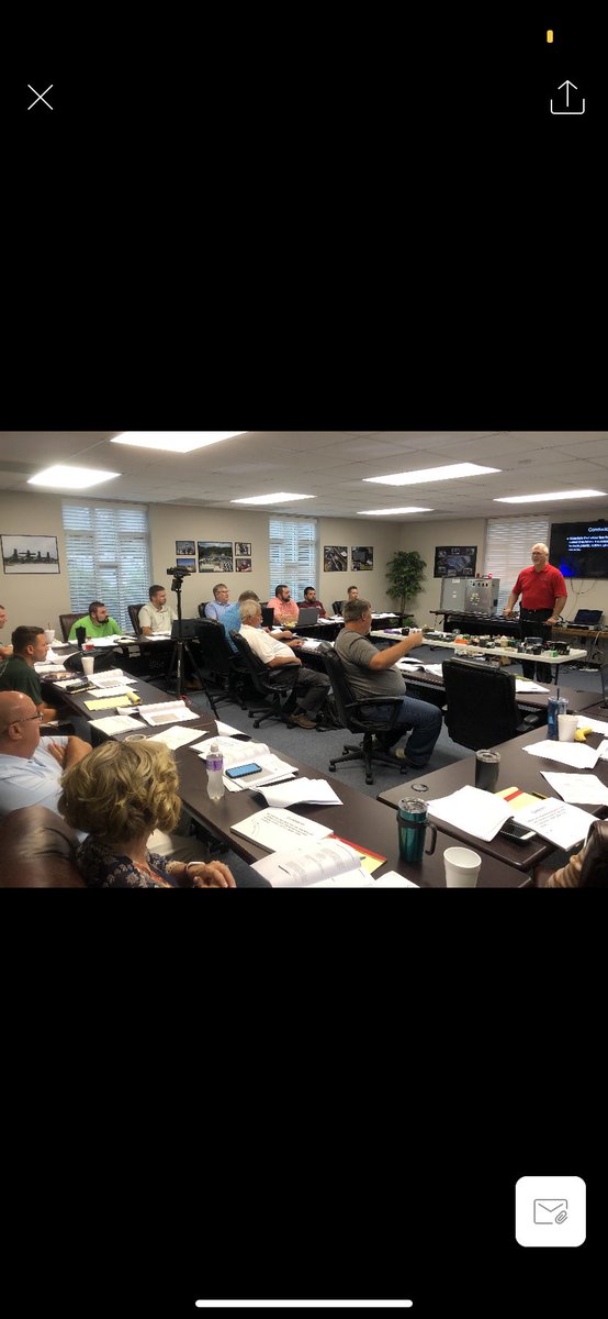 ClearWaterInc's tweet photo. ClearWater, Inc. employees completed an electrical 101 training that consisted of pump station control panel troubleshooting. We are always looking for ways to improve the knowledge of our employees so that we can be the best sales and service team in our industry. https://t.co/sOeAxnnd2A