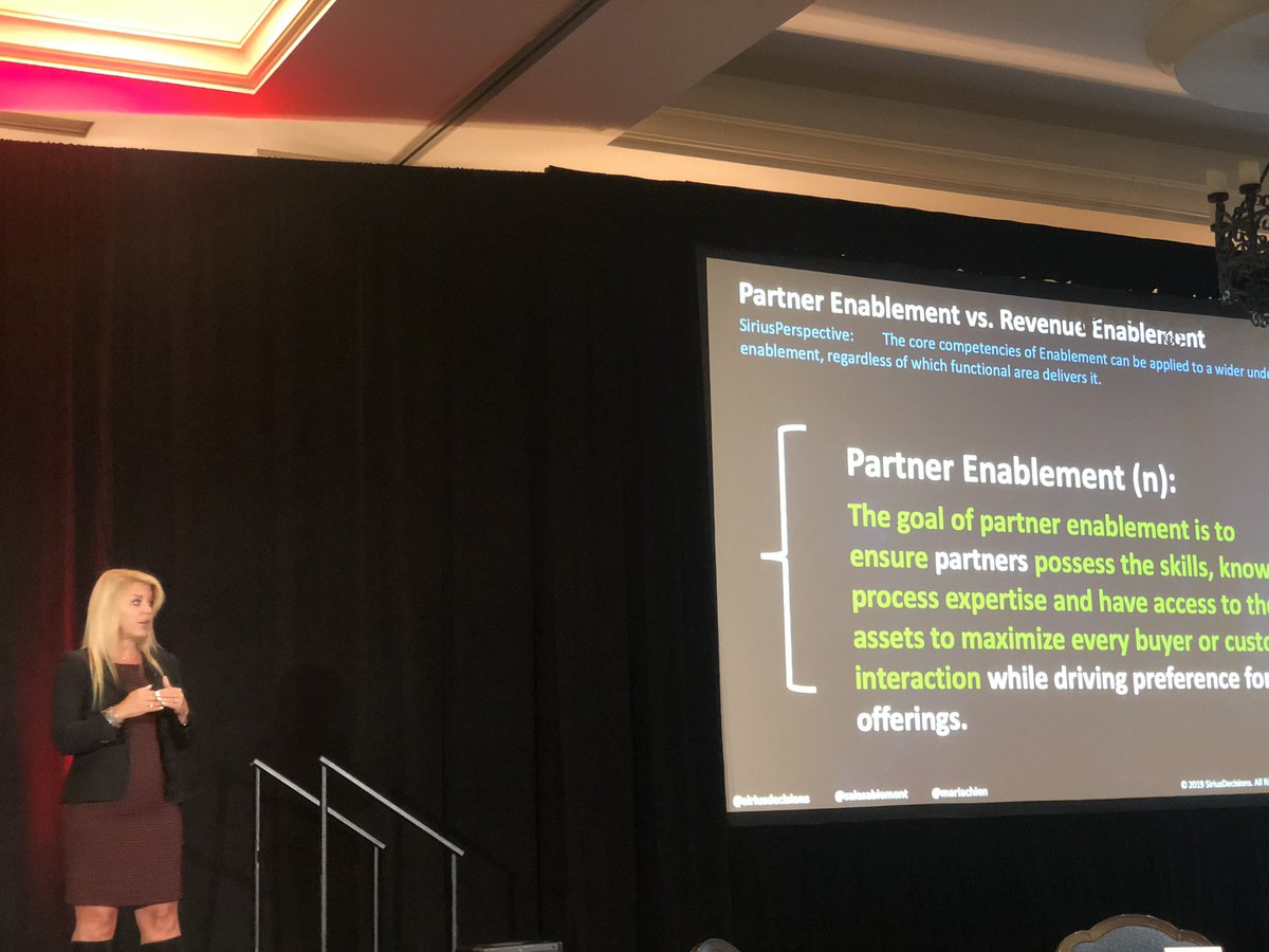 elaycohen's tweet photo. Great hearing you speak this morning at the Sales Enablement Society conference, Heather and Maria. We agree partner enablement is a top priority. We just officially launched #partnerhood #prm @MariaChien @_SESociety https://t.co/L8ngu0zKKm