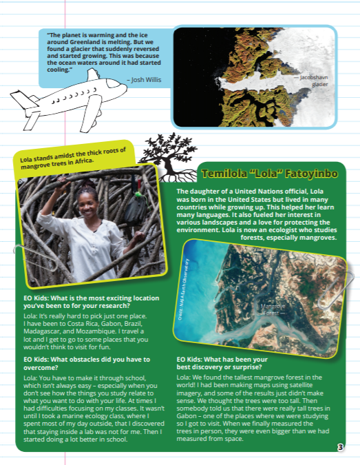 NASAGO's tweet photo. Check out this issue of #NASA #EOKids which features our very own #Clouds Science Lead, Marilé Colón Robles!  This issue was also included in this year's #ESW toolkits. https://t.co/JE2iFq9Ojw #EarthScienceWeek @earthsciweek
#GeoscienceIsForEveryone #CloudChallenge #CitSci https://t.co/pudoDdc9h3