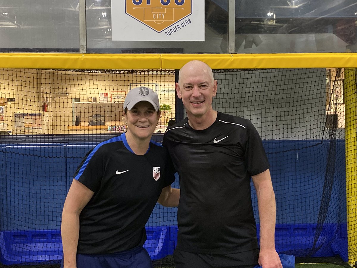 Really enjoyed an early AM soccer training session with US Women’s Coach (and World Cup champion!) Jill Ellis and with World 50 colleagues in NY.