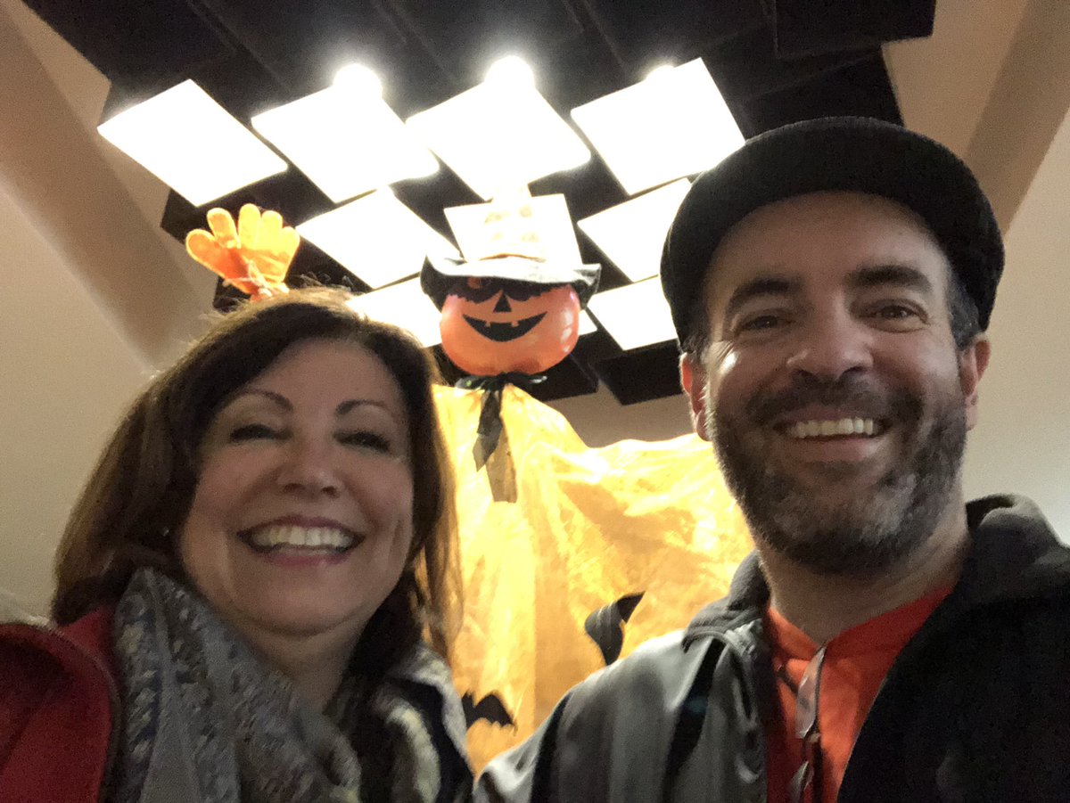 Nuthin’ beats pre-Halloween canvassing with the marvellous <a href="/MariaAugimeri/">Maria Augimeri</a>! I’ve known Maria more than 20 years. She’s a friend and mentor. And I know she’d be a great MP for #HRBC! Vote for her on Monday!!!🍊#cdnpoli #elxn43