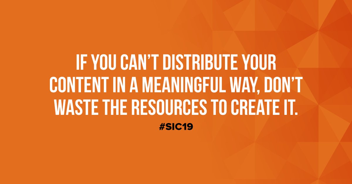 Just one of our key takeaways at #SIC19 from a session with Filson, REI, and Wahoo about the importance of distribution strategy.