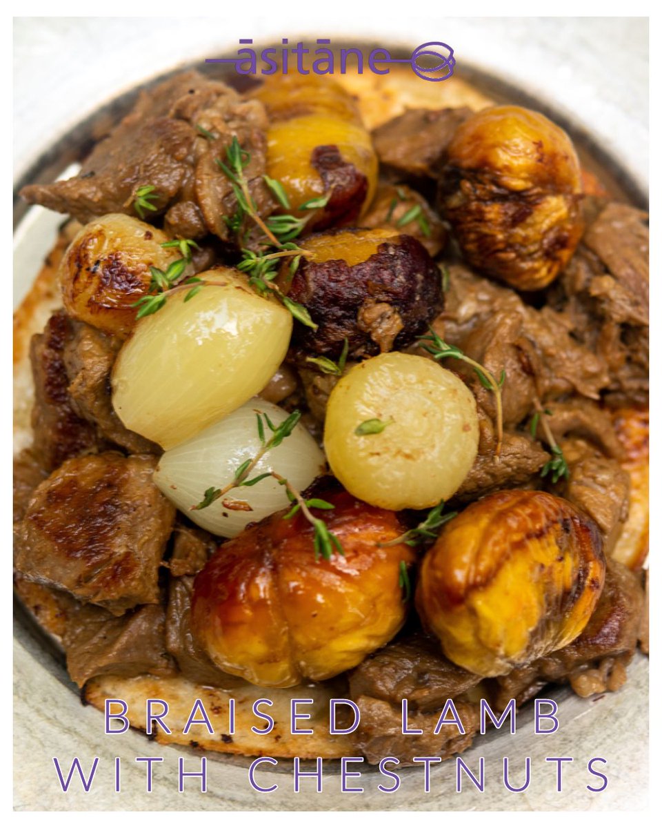 AsitaneIstanbul's tweet photo. From Asitane Autumn 2019 Menu List
Braised Lamb with Chestnuts (1882)
Lamb cubes braised with chestnuts and shallots

Asitane 2019 Sonbahar Menüsü'nden
Kestaneli Kuzu Kavurması (1882)

#kavurma #ottoman #food #foodie #gourmet #istanbulfoodie #istanbulgourmet #istanbulrestaurant https://t.co/9DcQkghh0K