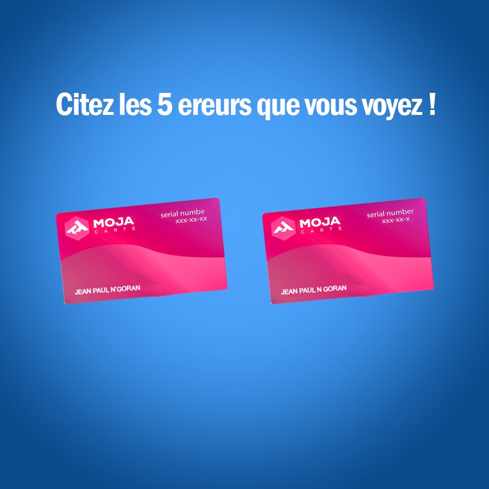 Hello la MOJATEAM,
Trouvez les 5 erreurs qui se cachent derrière ce visuel !

- Obtiens le maximum de RT sur ta bonne réponse
- Follow la page
- RT ce post

La bonne réponse qui aura le plus de LIKE remporte le jeu.
Fin du jeu 19/10/19 à 19H
Bonne chance la MOJATEAM !
#MojaRide