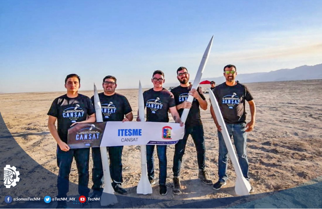 TecNM_MX's tweet image. #OrgulloTecNM
El prototipo Pico-Satélite educativo, construido por Kevin Zúñiga, José Estrada, Pedro Villavicencio y Juan Mayoral, estudiantes del #TecNM Mulegé, destacaron con su participación en el 5to. Concurso Nacional Pico-Satélites Educativos CanSat, celebrado en la #UABC