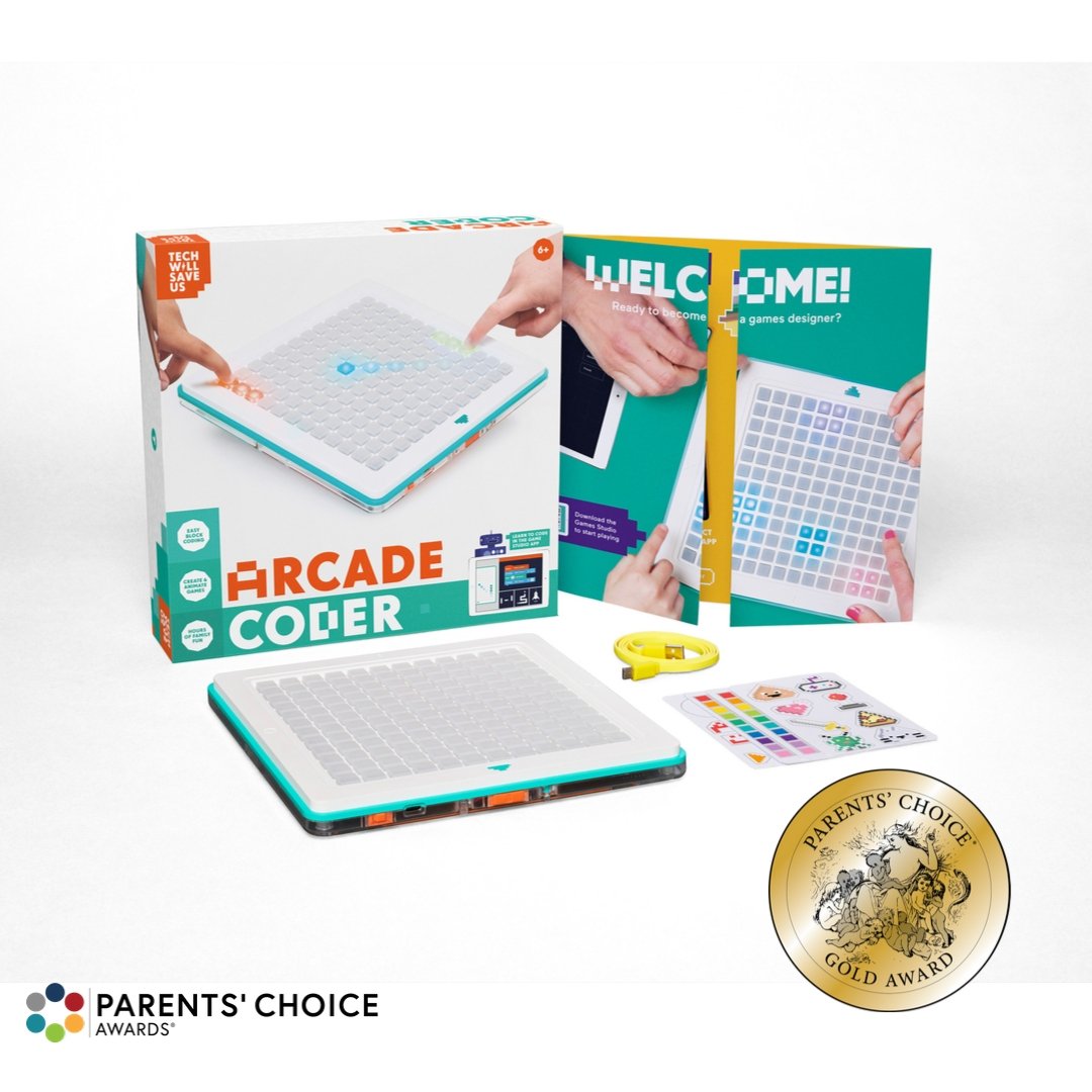 ReadPlayLearn's tweet photo. The Arcade Coder, from @techwillsaveus is a neat tutorial kit designed to help kids understand what’s under the hood of some basic computer games.
 https://t.co/yblEb8aqZh
#parentschoiceawards #readmoreplaymorelearnmore #parentschoicefoundation https://t.co/qKnNZkLF47