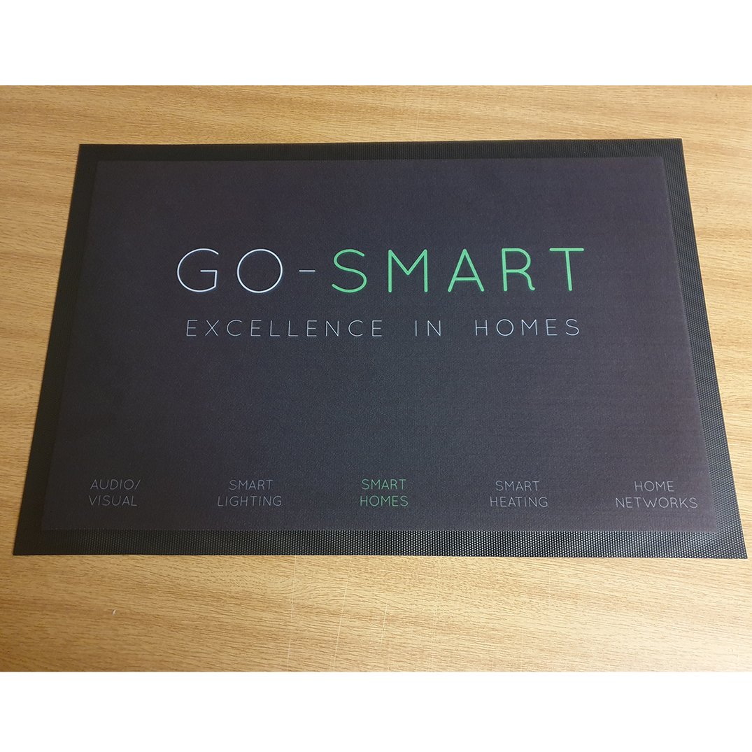 PrsSupplies's tweet photo. A4 notepad holder completed today for 'Go Smart' complimenting a work mat the customer had recently. Our personalised notepad holders are printed in high definition and supplied with an A4 pad of paper and pen. We print your design on the front cover. #notepadholder https://t.co/6gQUUp5Sc1