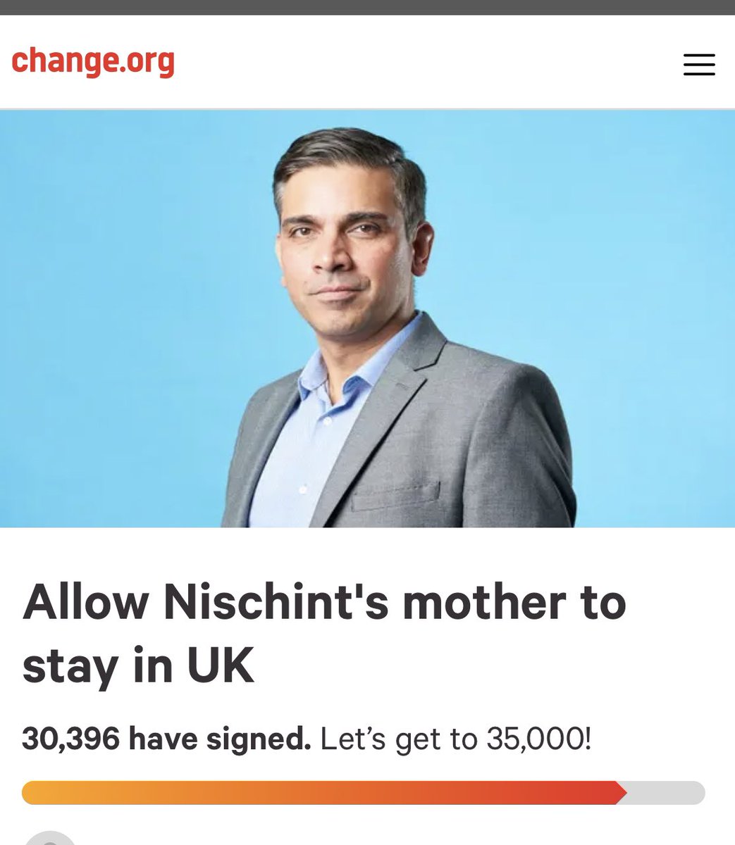 I am writing to thank you for your love and support. it feels like a big warm hug .Your support attracted Media attention -Guardian and BMJ news and now a huge response to the petition -30000 signatures already .......