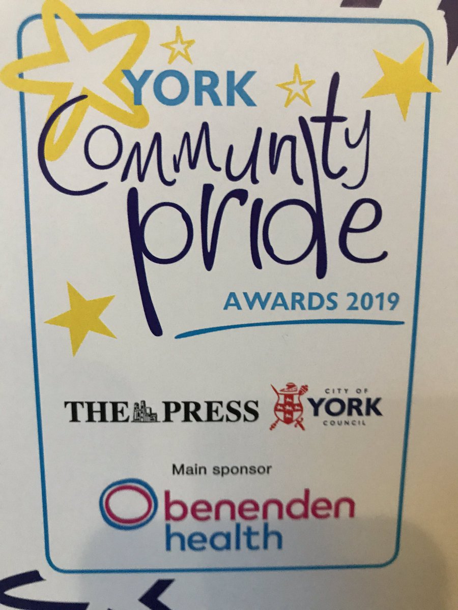 Dibbsc's tweet photo. So honoured to be at the York Community Pride Awards tonight - what an amazing event @YorkCares @AvivaUK https://t.co/rpVzKdtqpV