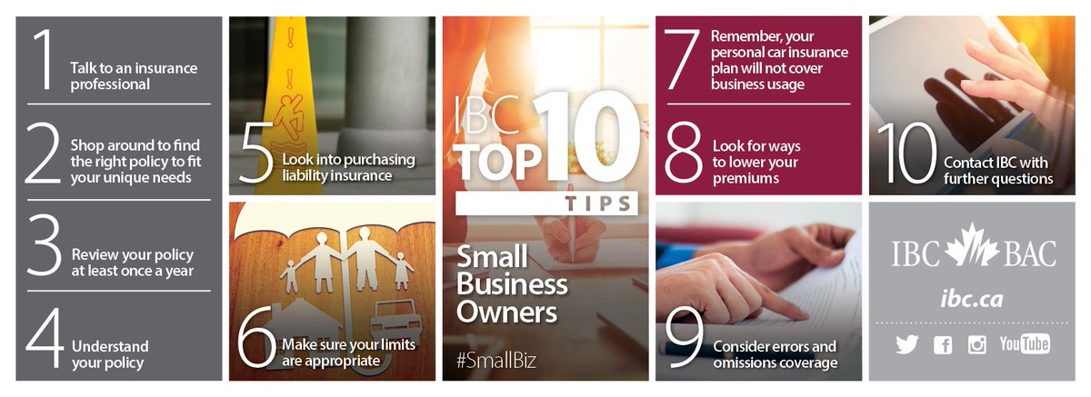 Liability insurance for an organization, employees and/or volunteers helps protect the organization from financial risk. Learn more about business insurance this #SmallBusinessWeek: ibc.ca/on/business