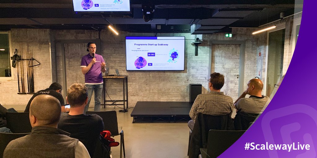 Chhuuuut 🤫... La session de pitch est lancée. Les experts de <a href="/CTO_Partners/">CTO Partners Group</a> passent au peigne fin les startups les plus prometteuses... Avec évidemment la présentation du programme Startup Scaleway par <a href="/D_Klem/">Denis Klementiev</a>. 🚀