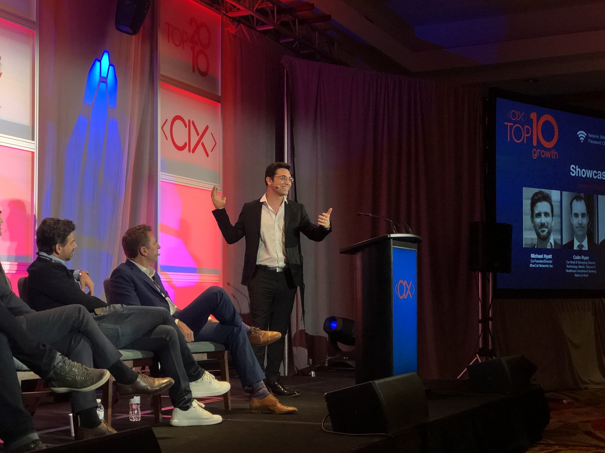 ApplyBoard's tweet photo. CEO @MartinBasiri is honoured to accept a #CIXTop10 award at #CIX2019, recognizing ApplyBoard among Canada’s most innovative tech companies. Grateful to @CIXCommunity for the opportunity to share our journey and mission to #EducateTheWorld. https://t.co/4HROWj3QE5
