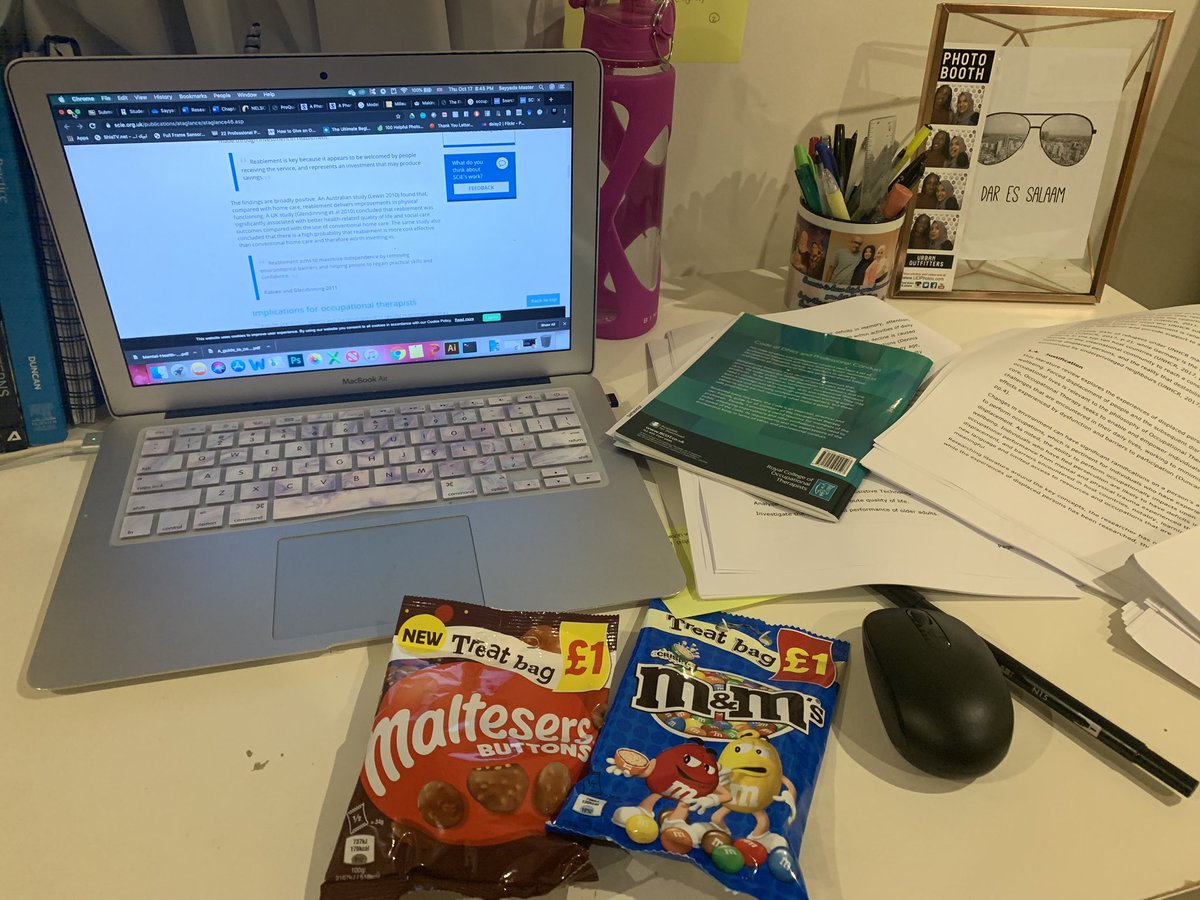 SayyTheOT's tweet image. The corner shop will really profit from this dissertation 🙈 

#OTStudent #FinalYear #DissertationDiaries