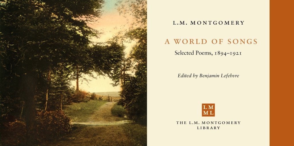 utpress's tweet photo. Did you know that L.M. Montgomery also published hundreds of poems? Gathering a selection of her poetry, @blefebvre organizes this new volume within the life and career of L.M Montgomery, Come to our booth at #msatoronto to find out more: https://t.co/ARs7UbGThD @msatweet #msa19 https://t.co/RPUqdg7AtZ