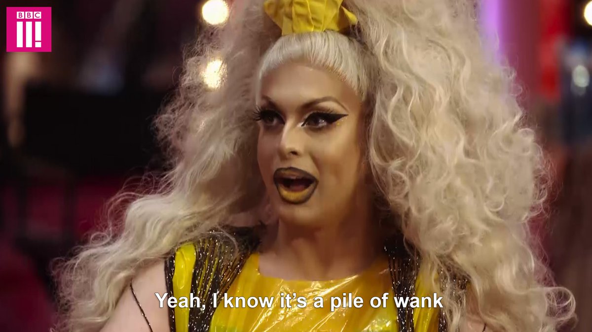 dragraceukbbc's tweet photo. Me handing in my assignments at uni #DragRaceUK https://t.co/32bHvzzASe