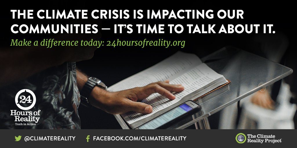 ClimateReality's tweet image. Our communities are facing the climate crisis head-on. This is our chance to turn truth into real action. Sign up to take part in 24 Hours of Reality: Truth in Action. We will plant a tree for presentation attendees! bit.ly/24HTruthIntoAc… 🌳💚 #TruthInAction