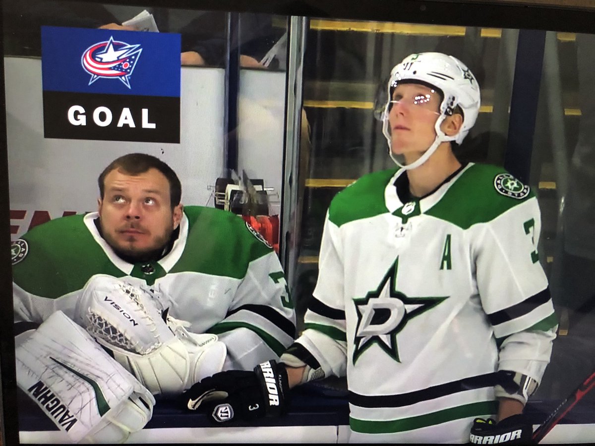 Khudobin enjoys watching hockey, part 1 of many this season