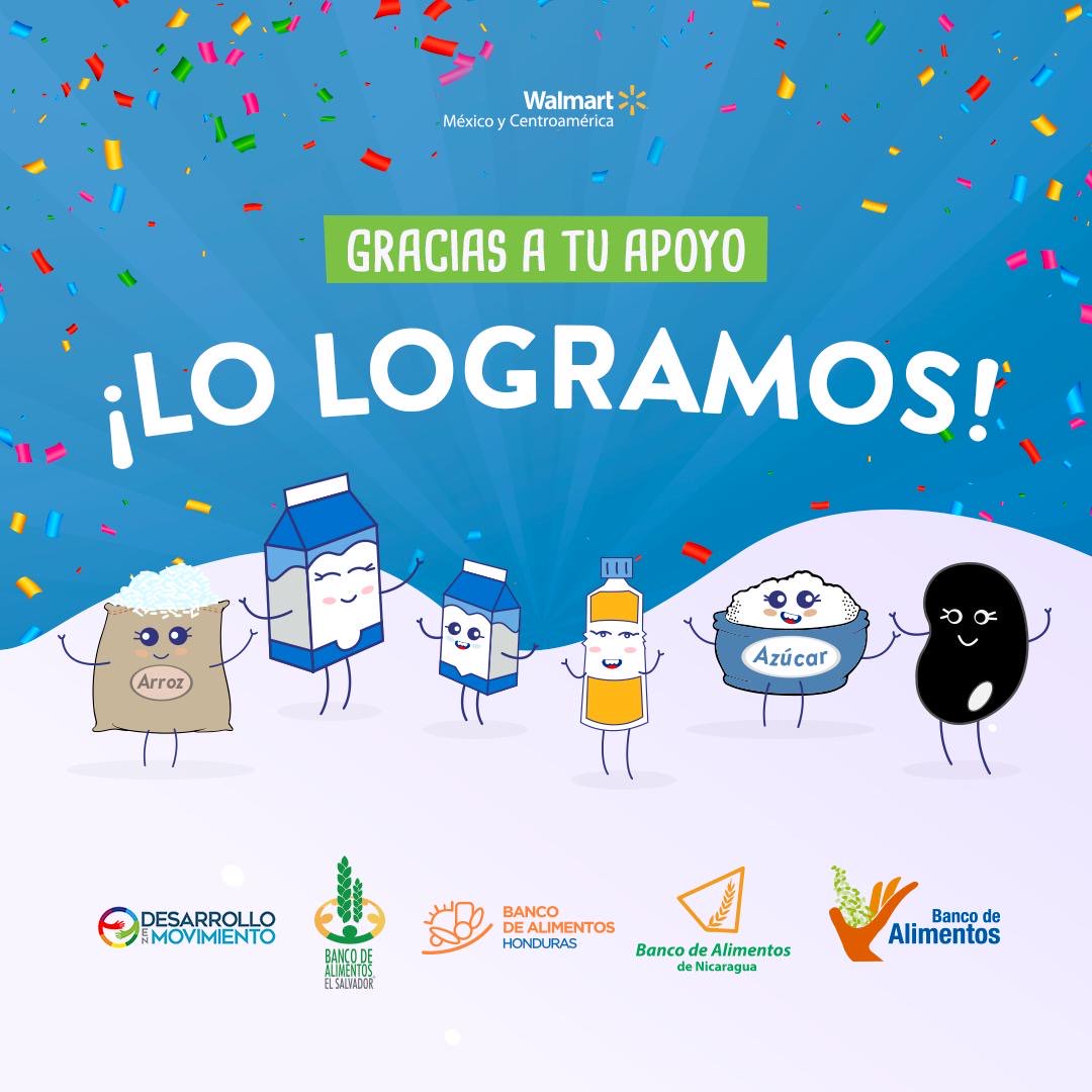 ¡Gracias a todos ustedes, llegamos a la meta! 🙌🏻 🎉 
(bit.ly/31lpBas) 
.
Los donativos a los programas de Banco de Alimentos los estaremos entregando en los próximos días. 
.
Estate atento a nuestras redes sociales. 😉