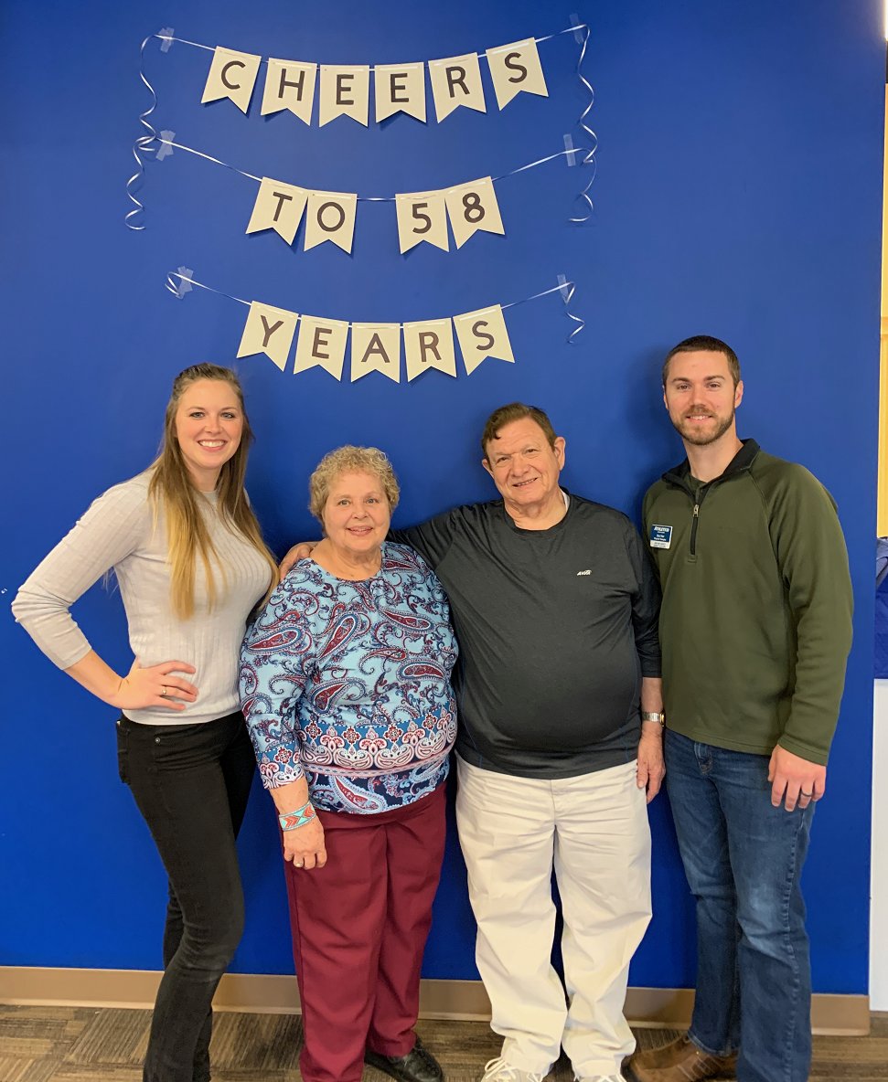 Athletico's tweet image. We've reached #Day17 of the #AthleticoMovementChallenge and think this will #Touch your heart! Congratulations to loyal Athletico #Avon patients Rose and Luther, who are celebrating 58 years of marriage! &amp;lt;3