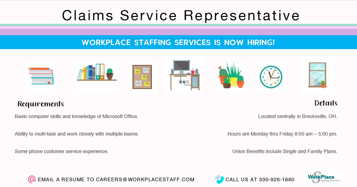 Our client will train the right candidate for the job!

Those who are motivated, upbeat, and dependable are encouraged to apply.

Send a resume to careers@workplacestaff.com or apply below!

#jobs #train #recruiting #hiring #candidate #resume #career 

workplacestaff.com/jobs/medical-c…