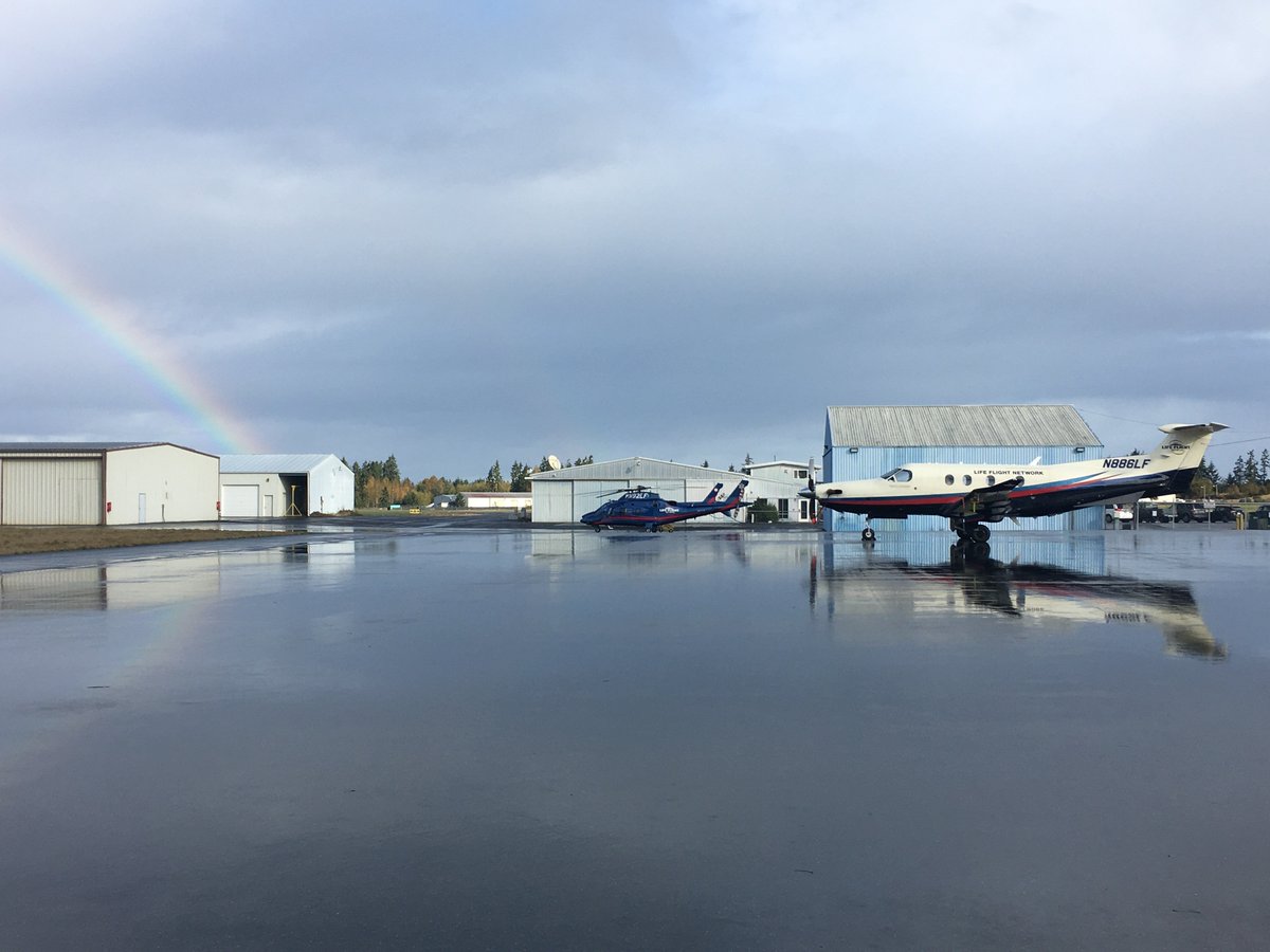 LifeFlightNtwrk's tweet photo. Beautiful images of our PC-12 and AW109 aircraft in Port Angeles, WA. Thank you Dan G. from the @PortAngelesPort for the pictures. We appreciate all the support we get from the Port, local hospitals and the community.
#ThereWhenYouNeedUs #Partnership #AirMedical #LF28 #LF29 https://t.co/QTFPjVdwiF