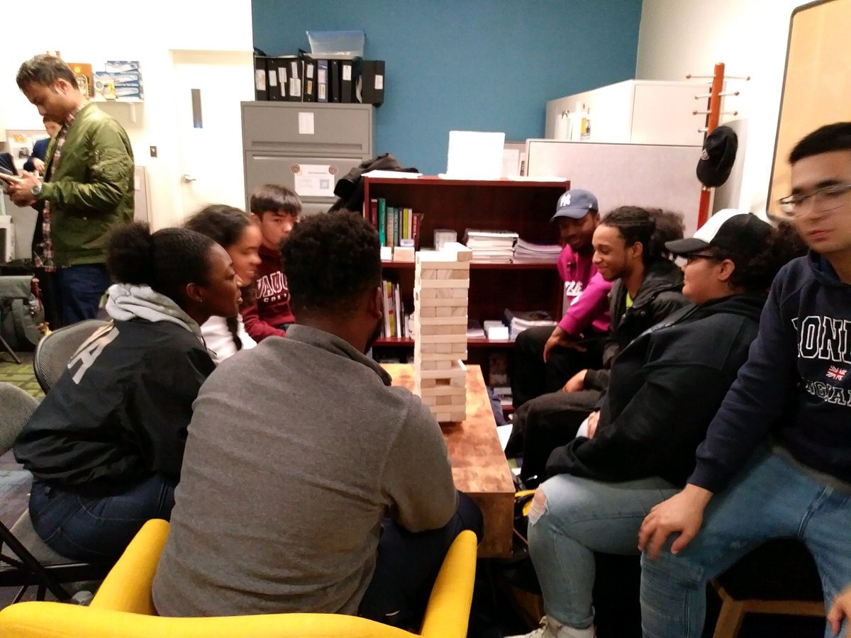 Just wrapped up our second Career Game Night @VaughnCollege! Students competed for prizes while playing Career Jeopardy and Career Jenga, enjoyed free pizza, and had the opportunity to learn more about our office staff. #careerservices #careercoach #highered #careerdevelopment