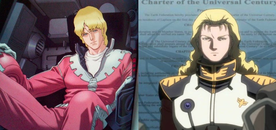 CharaSoon_ken's tweet photo. Char &amp; Frontal in an art style that make the similarities clear.
#CharClone #Charcharchar #FullFrontal #Gundam https://t.co/D4VdtWFFH4