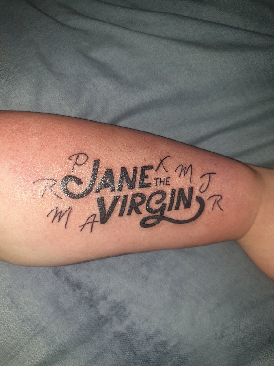 My New Tattoo I'm In love with it! With The Main Character Initials😁❤ #JaneTheVirgin @CWJaneTheVirgin @HereIsGina @justinbaldoni @yaelgrobglas @jaimecamil @Brettdier @AndreaNavedo @ivonne_coll #EliasJanssen