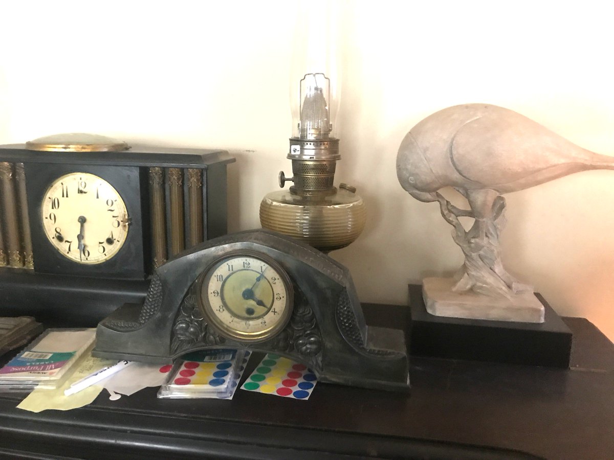 Art Deco   Art Nouveau  Art Yukko   lamps, clocks, and chunks of things... all for you at our next sale, Tomorrow, Friday 3327 SW Water Ave. Small sale, fun stuff.  Numbers at 9  doors at 10