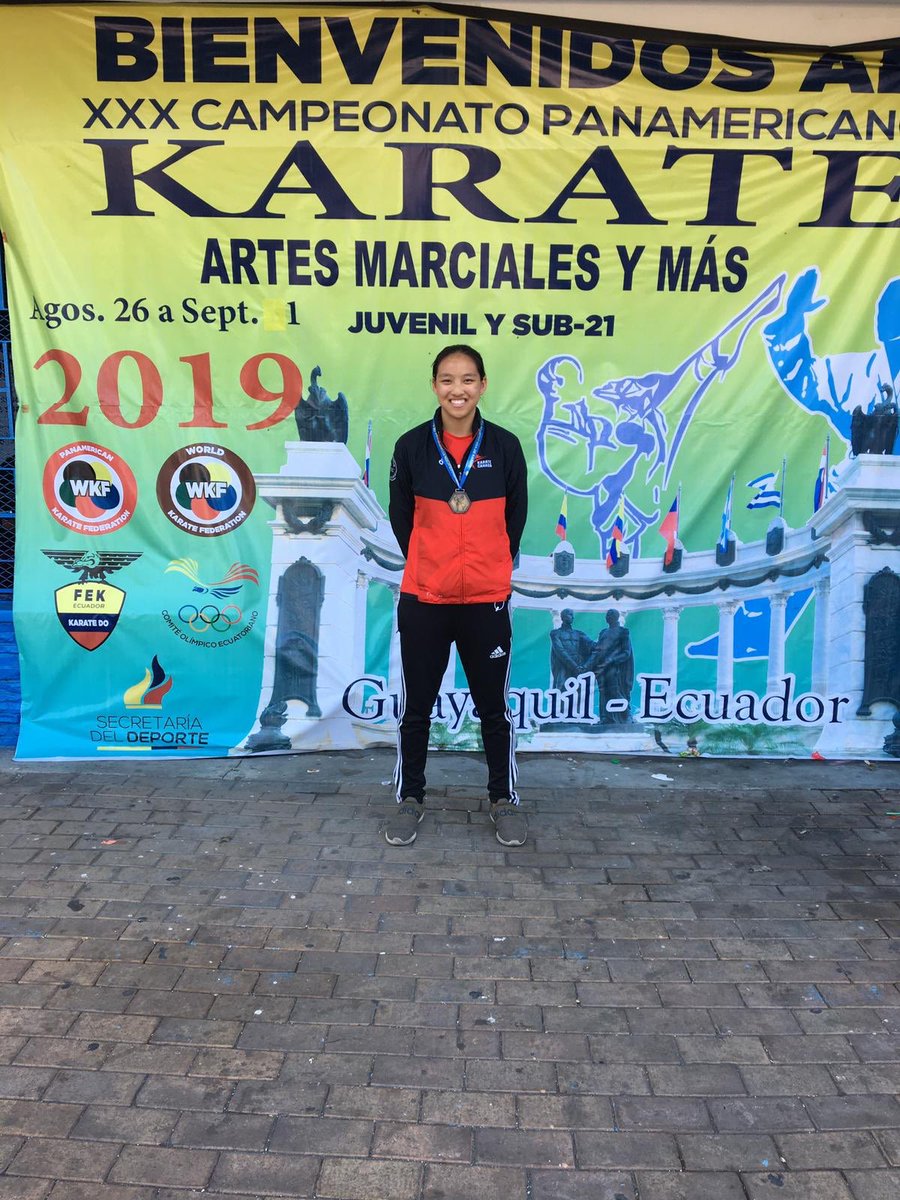 Good luck to Kristin Dixon at the Jr worlds in Chile.  #girlpower #karatecanada #proudcoach