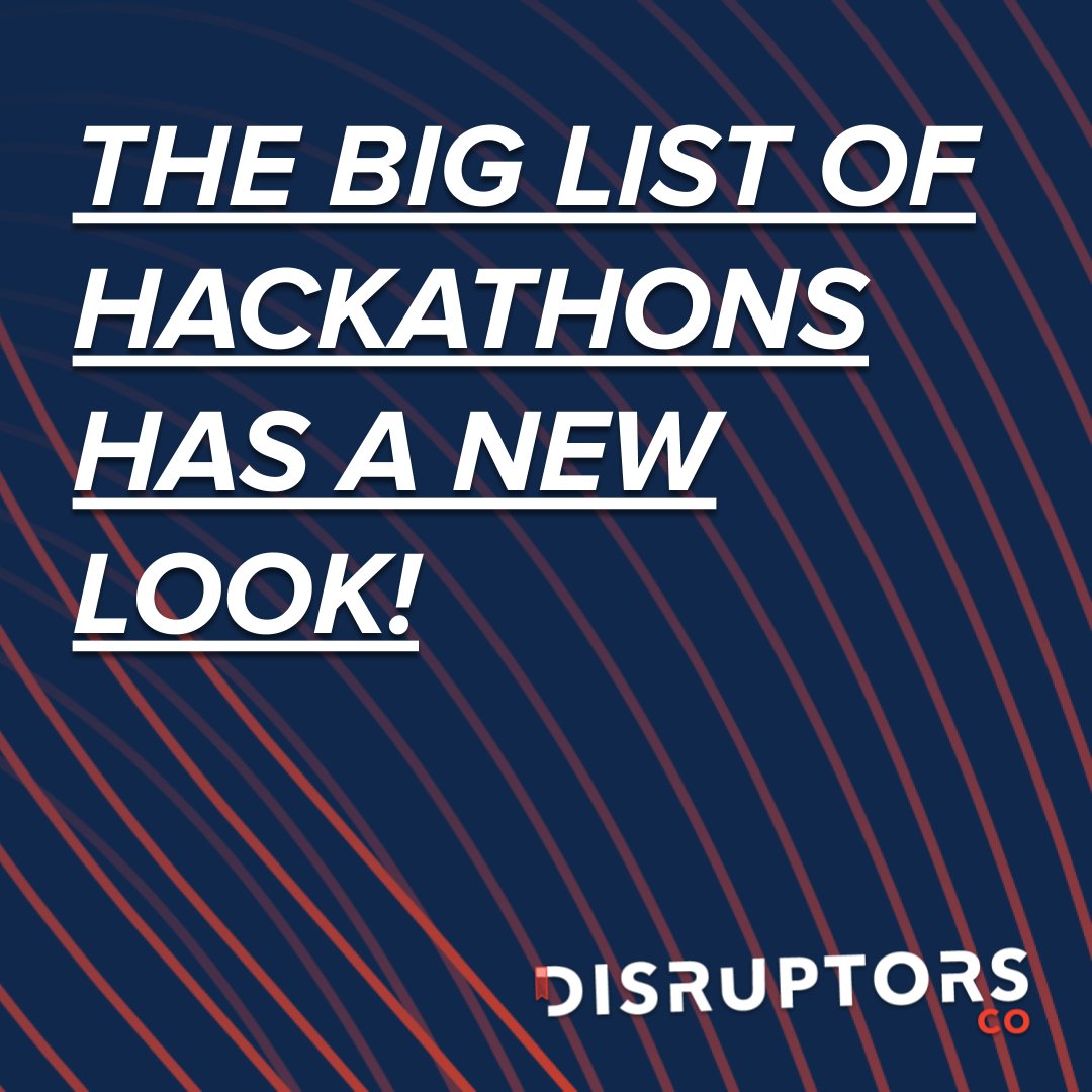 DisruptorsCo's tweet photo. Our Big List of Hackathons has had a bit of a facelift! All the same content you know and love, just with a new look and feel. Check it out at https://t.co/1VLPBRgJJ8 and let us know what you think of the updates! #hackathons #biglistofhackathons #hackathonsinaustralia https://t.co/fXN9DW6snt
