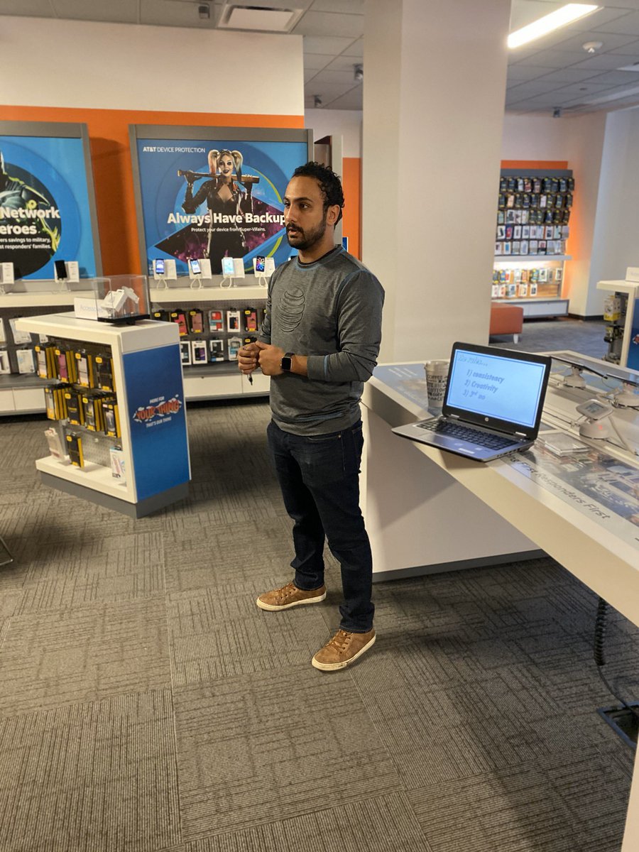 GloriousMarkJ's tweet photo. Morning Skill Building with the great @thEgyptianpharo. Thanks for coming in early to skill build with the @MidAtlProTel @PittProtel team. I saw a really energetic team. #gloriousWPA #spARtans #OHPAcalypse #earlymorning #worthit #teamPOWer #LifeAtATT #Elite https://t.co/yx1ycXZmsf