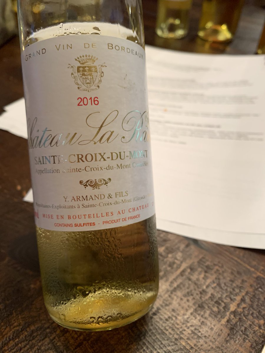 Holy moly Wine #7 is delicious! Sainte Croix Du Mont is an under appreciated, high quality, sweet wine region. @Snooth <a href="/SweetBordeaux/">Sweet Bordeaux</a> #exploreyourfrenchsenses