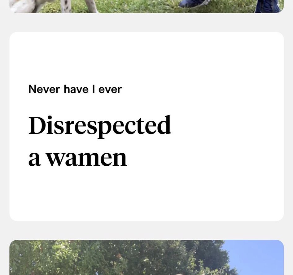 SheRatesDogs's tweet photo. Yessss king of treating wamen like people https://t.co/9IqdBm78SK