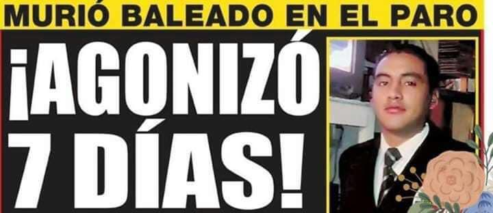 PartiaTierra's tweet photo. @ValenciaJoseEc @CIDH @UNHumanRights Sí, con mucho 'respeto'.
Tanto respeto, que hoy acaba de morir el joven disparado por fuerzas del 'orden' el se cubría con un escudo de cartón y envuelto con la bandera patria.
@ONU_derechos @CorteIDH @DESCA_CIDH https://t.co/tZewlphb5i