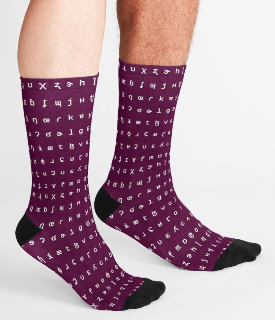 Purple IPA socks