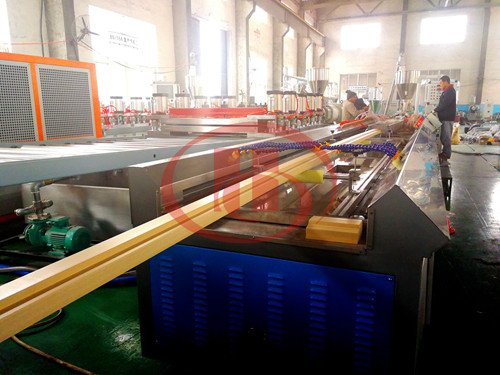 tongsanmachine's tweet image. WPC door frame making machine
1,material: PVC+wood
2,extruder: high output conical double screw
3,calibrator:high speed cooling #wpcWindowAndDoorFrameMakingMachine #pvcProfileMachine #wpcProfileExtrusionLine #pvcWindowMachine #wpcDoorFrameMachine