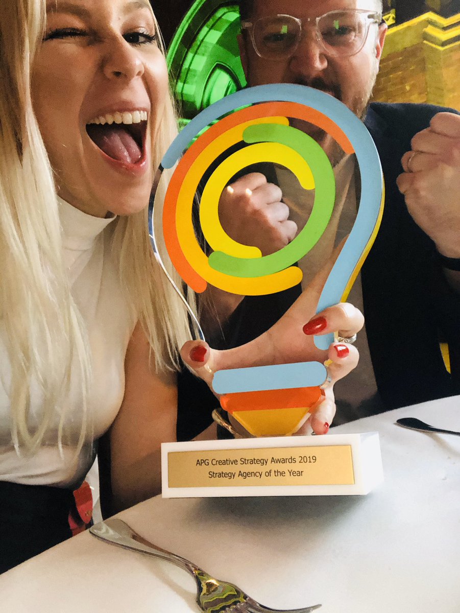 <a href="/aandeddb/">adam&eveDDB</a> is the <a href="/APGLondon/">APG</a> Agency of the Year. What a brilliant team. Especially tonight <a href="/martin_beverley/">Martin Beverley</a> <a href="/WillGTweeting/">Will Grundy</a> and <a href="/mortfolio/">David Mortimer</a>🥇