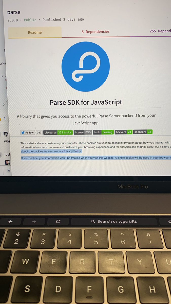 aaronksaunders's tweet image. It’s been a long time old friend.... #parsesdk #javascript