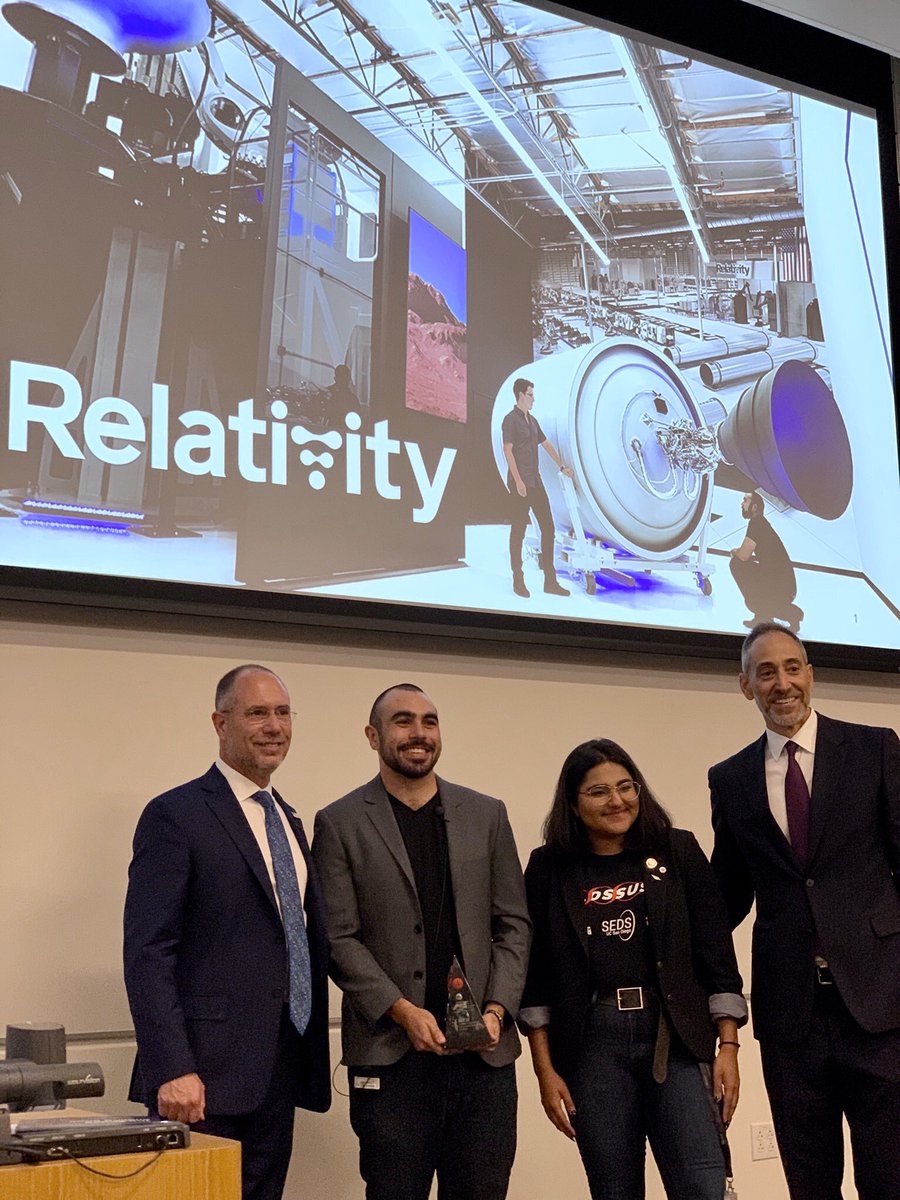 USC Greif Center (@uscgreif) on Twitter photo Professor <a href="/GregWAutry/">Greg Autryđ</a> presents Space Entrepreneur Award to USC alumnus @theJordanNoone co-founder of <a href="/relativityspace/">Relativity Space</a> at So Cal Commercial Space <a href="/USCMarshall/">USC Marshall School of Business</a>. #FlightOn Professor <a href="/GregWAutry/">Greg Autryđ</a> presents Space Entrepreneur Award to USC alumnus @theJordanNoone co-founder of <a href="/relativityspace/">Relativity Space</a> at So Cal Commercial Space <a href="/USCMarshall/">USC Marshall School of Business</a>. #FlightOn